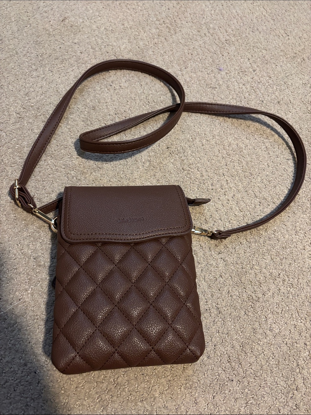 GoinSound CrossBody Vegan Leather Purse